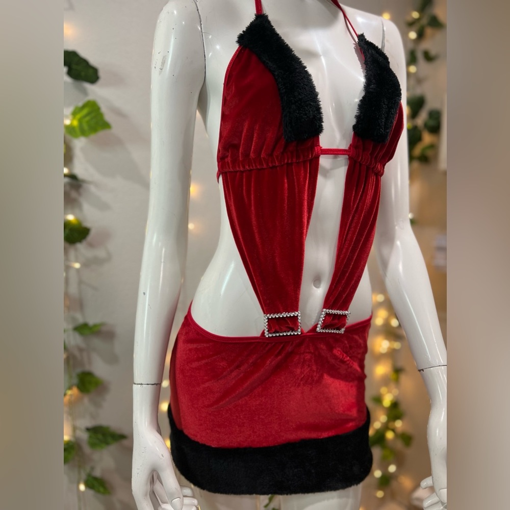 Velvet Red Romance Dress